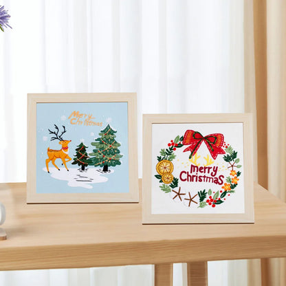 Festive Snowman Embroidery Fun Kit