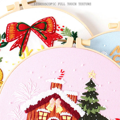 Festive Snowman Embroidery Fun Kit