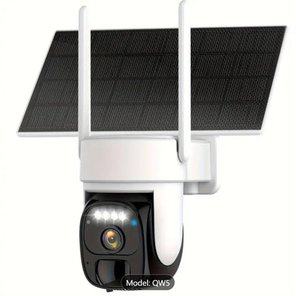 Sonecess 2K Solar Wireless Security Camera – 360° Pan Tilt, AI Motion Detection, Color Night Vision, Two-Way Audio